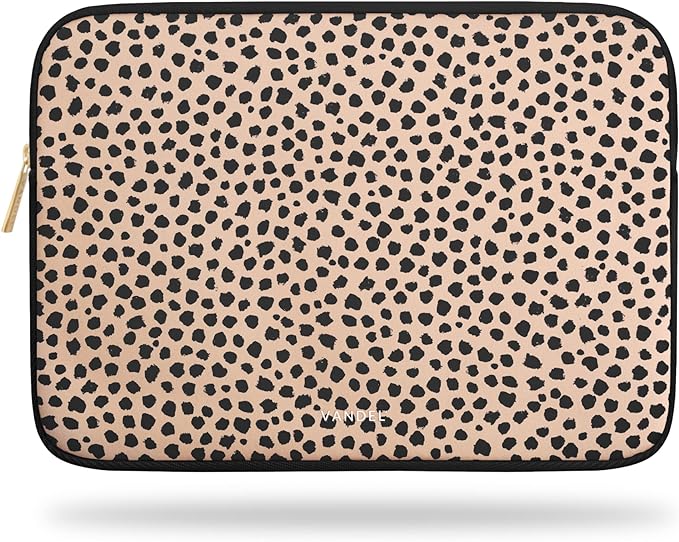 Vandel MacBook Air 13 inch Laptop Sleeve, Fits 13-13.3 inch Laptops: Neoprene MacBook Air & Pro Case, Chromebook, HP Soft Cover | Thin Computer Carrying Bag, Cheetah Mac (M1 & M2) Pouch