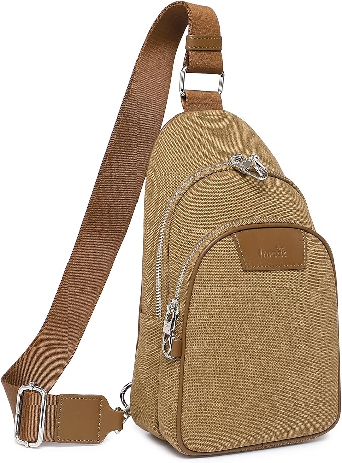 Haytijoe Crossbody Bags for Women Leather Sling Bag Anti-theft Cross Body Bag Travel Sling Purse Chest Bags Fanny Packs