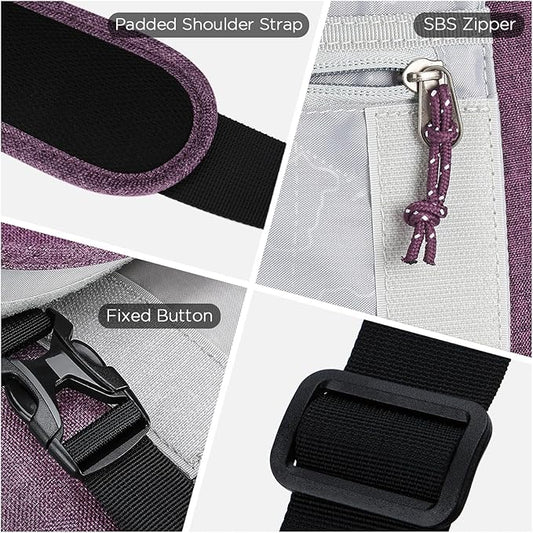 OIWAS Messenger Bag for Women, 17 Inch Laptop Crossbody Bags Men Casual Satchel Shoulder Bag College Travel Office Briefcase