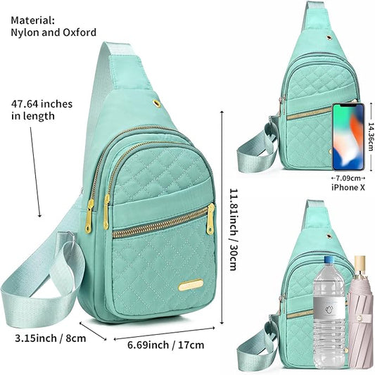 Small Sling Bag For Women Men Casual Crossbody Sling Backpack