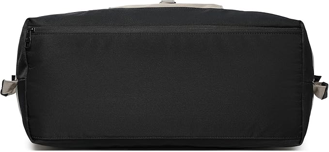 SUNNY BIRD Duffel with Utility Pouch, 40L Weekender Overnight Bag with Shoe Compartment for Travel and Sports (Grey and black)