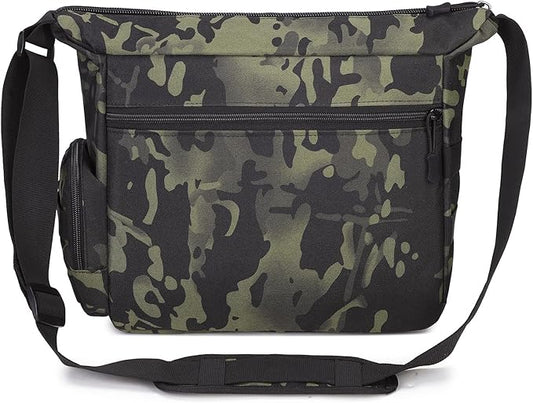 ArcEnCiel Tactical Messenger Bag Men MOLLE Sling Shoulder Pack with Patch