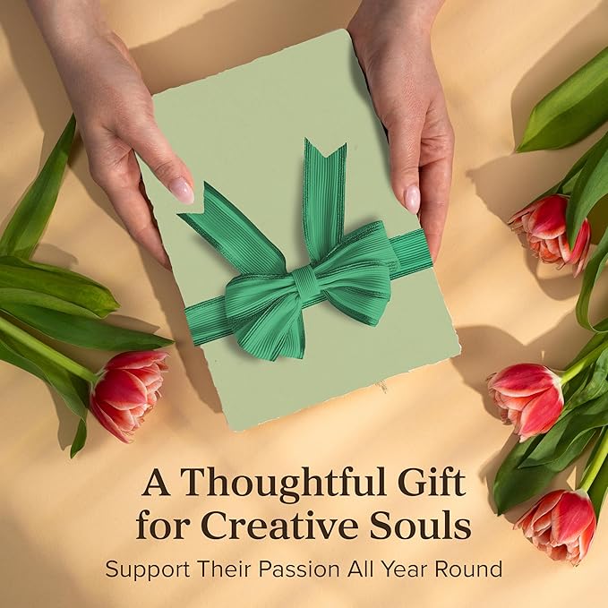 Wanderings Handmade Green Deckle Edge Blank Paper - 4x6 - Pack of 50 - Watercolour/Mixed Media Paper - Save The Date Invitations Greeting Cards Notes DIY Arts Crafts - Thick 150 GSM