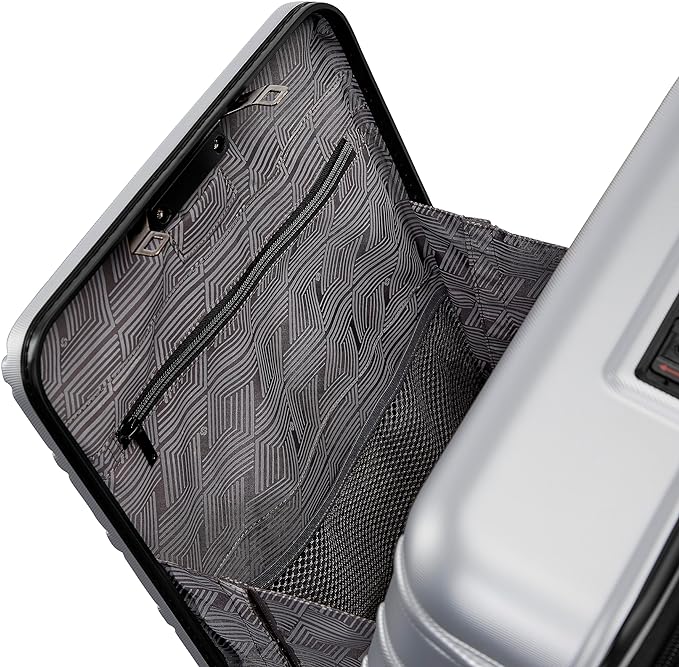 Samsonite Omni 2 PRO Hardside Expandable Luggage with Spinners, Arctic Silver, Carry-on