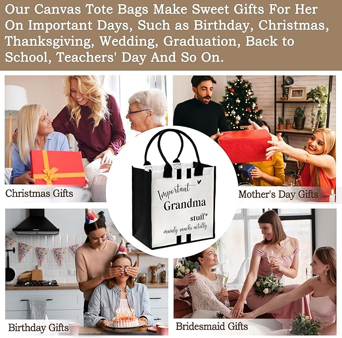 ONDTOM Travel Gifts Bag, Scotland Lover Gifts, Simple Modern Beach Bag, Birthday Christmas Retirement Gifts for Women