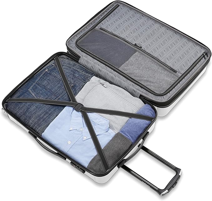 Samsonite Omni 2 Hardside Expandable Luggage with Spinner Wheels, Birch White, 2-Piece Set (19/28)