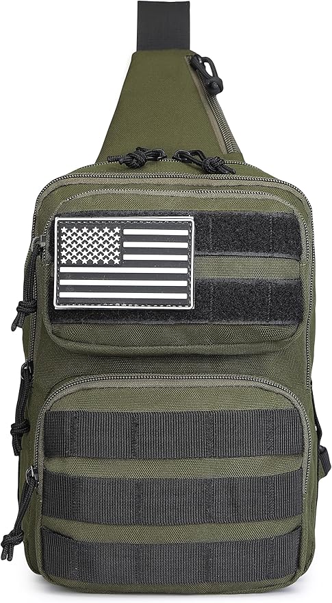 Wotony Tactical Crossbody Bag for Men - Durable Sling Bag with Cross Body Design EDC Shoulder bag