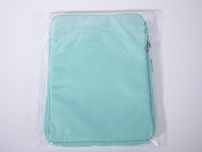MoKo 9-11 Inch Tablet Sleeve Bag Carrying Case Fits iPad air 5 10.9" 2022, iPad Pro 11 M2 2022-2018, iPad 10th 10.9,iPad 9/8/7th Gen 10.2,iPad Air 4 10.9/Air 3 10.5,Tab S8/S9 11", Mint Green