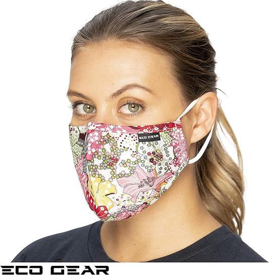 Anti Pollution Face Mask Particulate Respirator| Mask for Dust, Exhaust Gas, Smoke, Smog, Pollen and Fumes | Unisex Military Grade Washable Mouth Mask