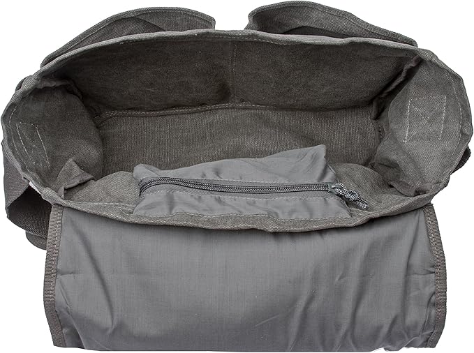 Sweetbriar Classic Vintage Messenger Bag - Original Heavyweight Cotton Canvas Shoulder Bag with Upgraded Features
