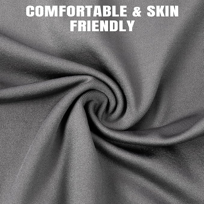 HONGTEYA 6 Pack Neck Gaiter Face Mask: Breathable Windproof Face Cover Balaclava High Elastic Earloop Bandana for Men Women