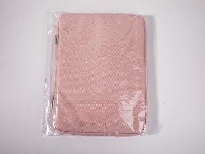 MoKo 9-11 Inch Tablet Sleeve Bag Carrying Case Fits iPad air 5 10.9" 2022,iPad Pro 11 M2 2022-2018,iPad 10th 10.9,iPad 9/8/7th Gen 10.2,iPad Air 4 10.9/Air 3 10.5,Tab S8/S9 11", Baby Pink