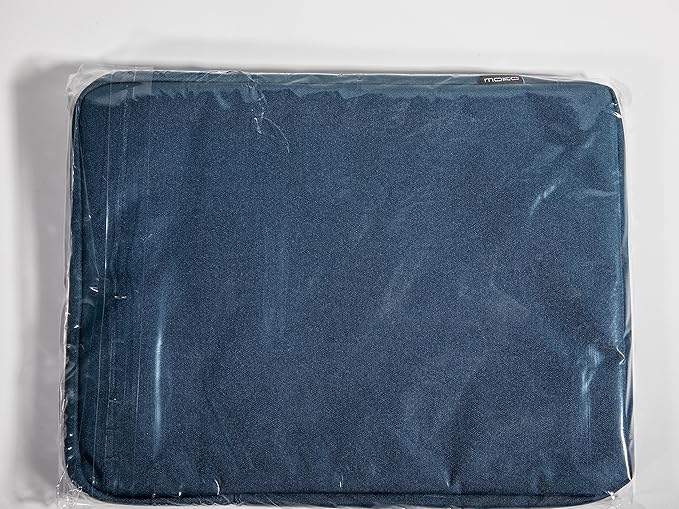 MoKo 13 Inch Tablet Sleeve Fits 13inch iPad Air M3 2025, iPad Pro M4/Air M2 2024, iPad Pro 12.9, Galaxy Tab S8+/S9+ 12.4, Polyester Bag Fit with Apple Pencil or Smart Keyboard, Peacock Blue