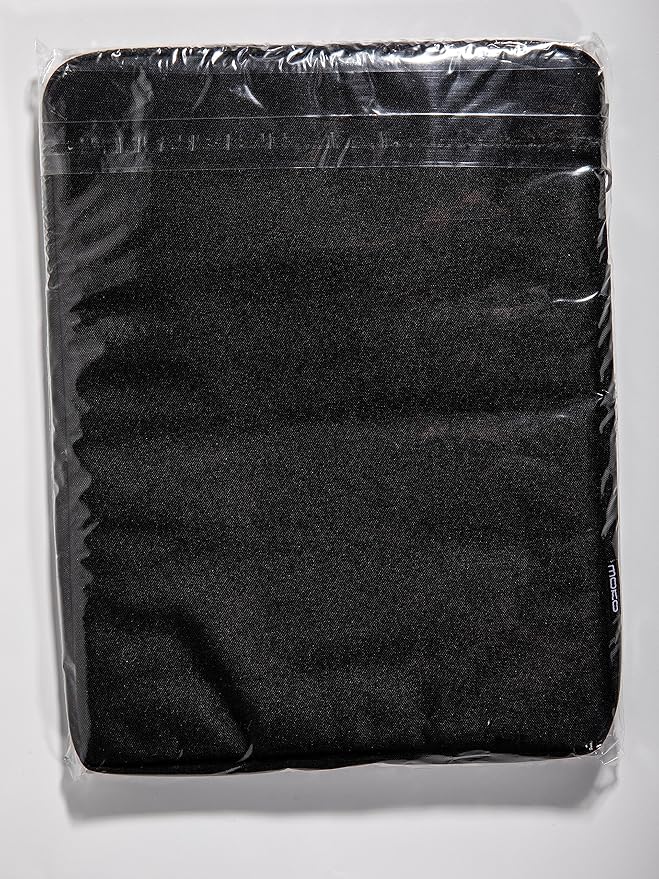 MoKo 13 Inch Tablet Sleeve Fits 13inch iPad Air M3 2025, iPad Pro M4/Air M2 2024, iPad Pro 12.9, Galaxy Tab S8+/S9+ 12.4, Polyester Bag Fit with Apple Pencil or Smart Keyboard,Black