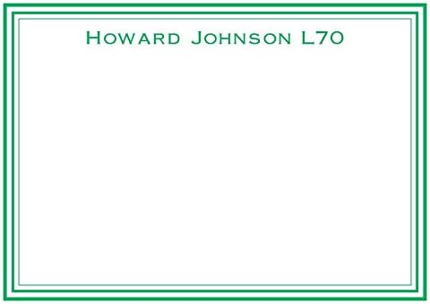 Colony Personalized Stationery Note Cards with Raised Ink