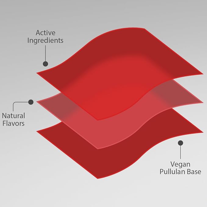 Riize Energy Strips, Fast Acting with 50mg Caffeine, L-Theanine, Vitamin B12, Electrolytes, Natural Flavors, Vegan, Instant Boost Oral Supplement (3 Count Pack)