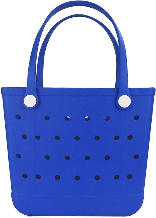 Beach Bag，Rubber Tote Bag ，Washable Tote for Boat Pool Sports Gym