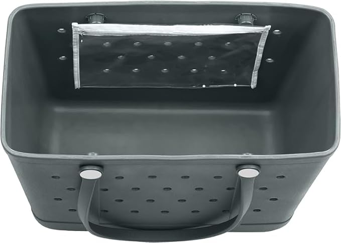 Beach Tote Bag for Women, Rubber Beach Bag Waterproof Sandproof, Extra Large EVA Tote Bag Boat Bag