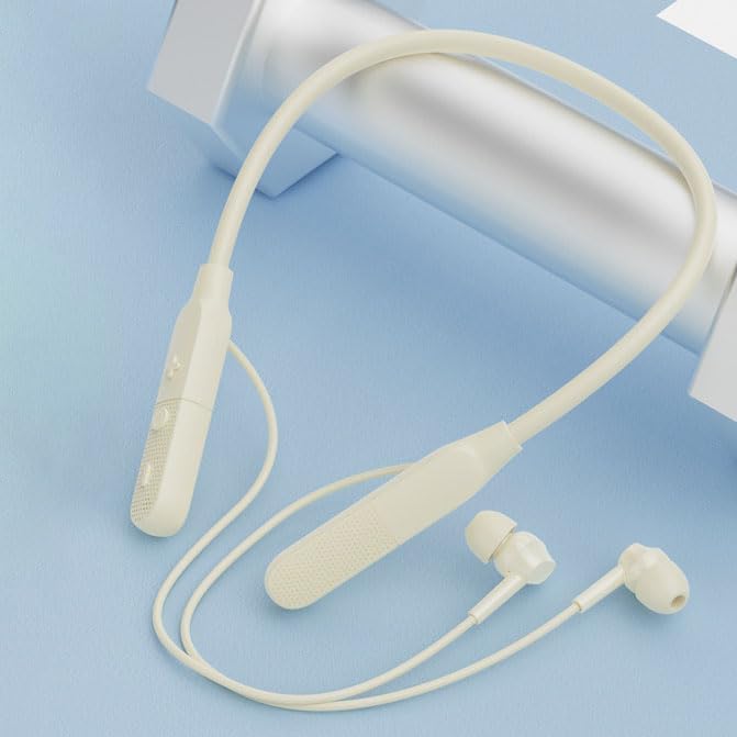 in-Ear Wireless Earbuds 25 Hours Working Neckband Bluetooth 6.0 Headphones Fast Charging ENC Neckband Magnetic Ultra-Lightweight Comfort Sports Music Game Dual Mode Neckband Headphones