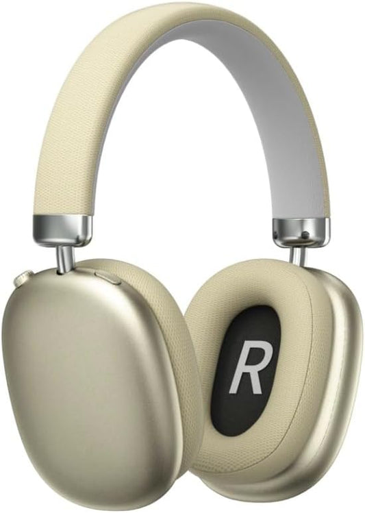 P959 Wireless Gaming Earbuds – Bluetooth 5.3 Stereo Headphones with Mic, Touch Controls, Long Battery, IPX6 Waterproof, Ergonomic for Music, Sports & Travel (Cream Silver)