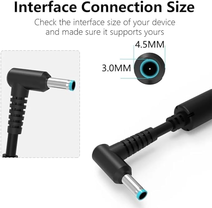 2025 New Slim 230W AC Charger for HP Omen 15 16 17 Gaming Laptop ZBook Fury 16 G8 G9 G10 TPN-LA10 TPN-Q265 Laptop Power Adapter(4.5mm*3.0mm)