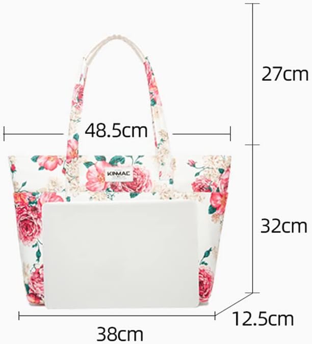 Kinmac Women's Laptop Tote Bag Top Handle Handbag Work Bag for Laptop Computer Up to 15.6 inch
