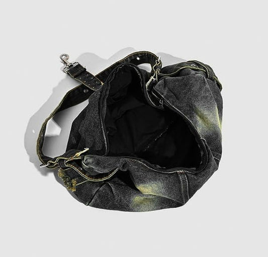 Denim Tote Bag for Women-Shoulder Handbag Perfect for Work Shopping,Hobo Bag