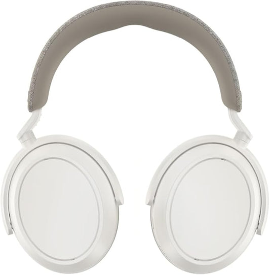 Sennheiser Consumer Audio Momentum 4 Wireless Headphones - Bluetooth Headset for Crystal-Clear Calls with Adaptive Noise Cancellation, 60h Battery Life, Customizable Sound, White (509267)