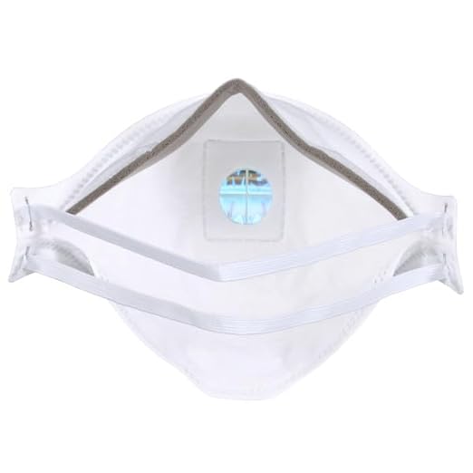 3M Aura Particulate Respirator 9211+, N95, Pack of 10 Disposable Respirators, Individually Wrapped, Cool Flow Valve, Flat Fold Design Allows for Facial Movement, NIOSH Approved, Comfort Plus, Dust