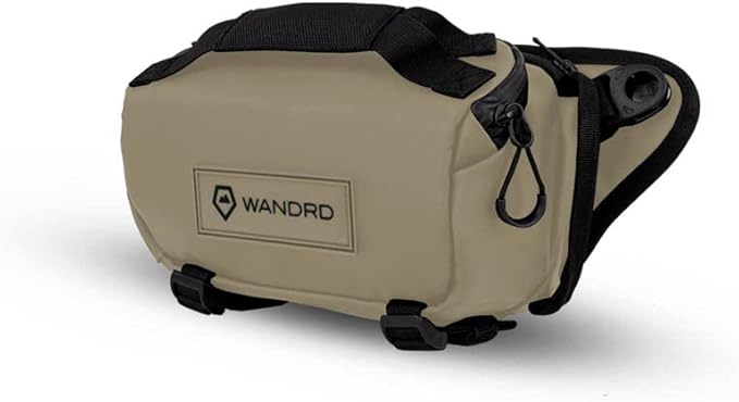 WANDRD ROGUE V1 3L Sling: Compact Camera Sling and Crossbody Bag with Fast Access, 3-Way Carry– Lightweight Everyday Bag Great for Travel, Photography, and Daily Use (Yuma Tan)