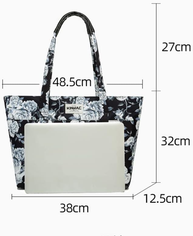 Kinmac Women's Laptop Tote Bag Top Handle Handbag Work Bag for Laptop Computer Up to 15.6 inch