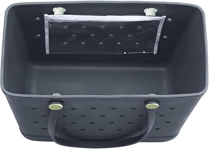 Beach Tote Bag for Women, Rubber Beach Bag Waterproof Sandproof, Extra Large EVA Tote Bag Boat Bag