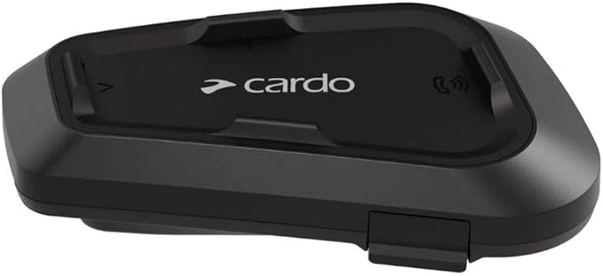 Cardo Systems Spirit Motorcycle Bluetooth Communication Headset - Black, Dual Pack