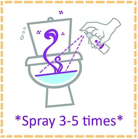 Air Scense Spray & Go Before-You-Sit Toilet Spray, Lavender Vanilla, 2 Fl Oz (2 Pack)