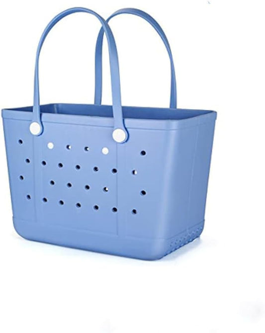 Beach Bag，Rubber Tote Bag ，Washable Tote for Boat Pool Sports Gym