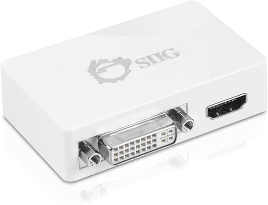 Siig USB 3.0 to HDMI/DVI Dual Monitor Adapter, 1920x1080p (Full HD) and 2048x1152, Video Graphics Adapter Compatible with DisplayLink Supports MacOS and Windows, JU-H20511-S1