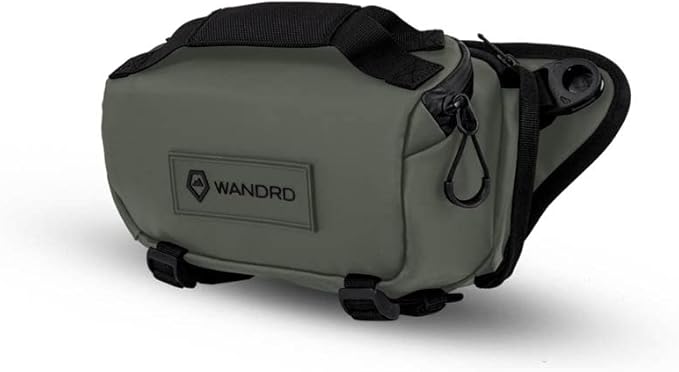 WANDRD ROGUE V1 3L Sling: Compact Camera Sling and Crossbody Bag with Fast Access, 3-Way Carry– Lightweight Everyday Bag Great for Travel, Photography, and Daily Use (Wasatch Green)