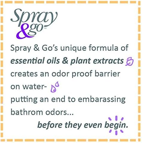 Air Scense Spray & Go Before-You-Sit Toilet Spray, Lavender Vanilla, 2 Fl Oz