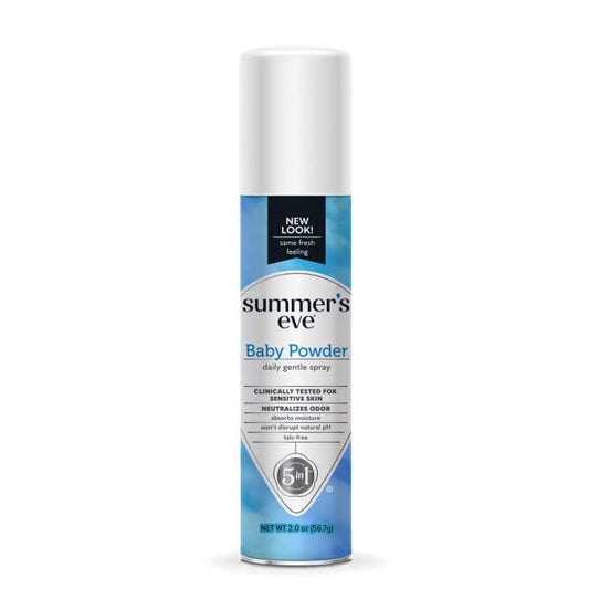 Summer's Eve Feminine Deodorant Spray-Baby Powder, 2 oz. (Pack of 5)