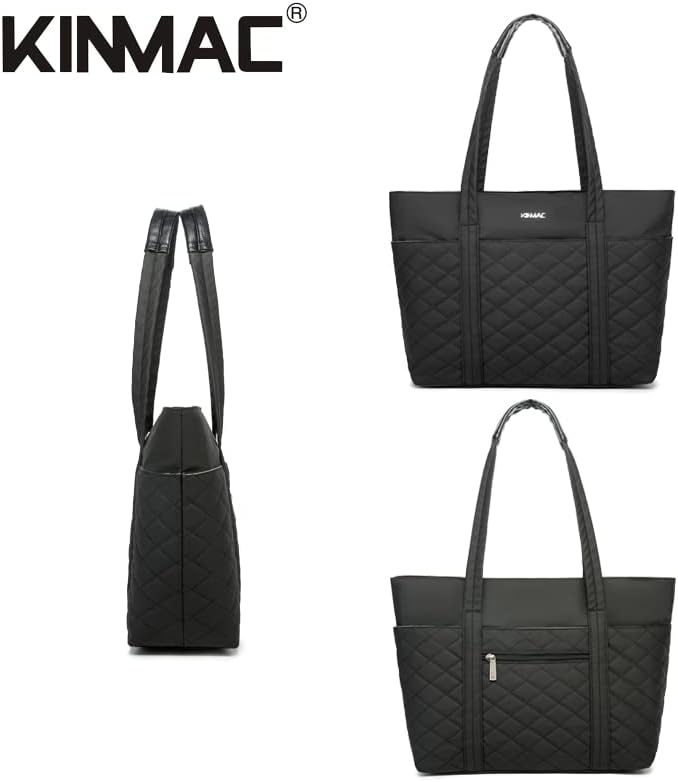 Kinmac Women's Laptop Tote Bag Top Handle Handbag Work Bag for Laptop Computer Up to 15.6 inch