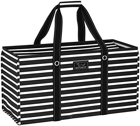SCOUT Errand Boy - Extra Large Lightweight Utility Tote with Breakaway Zipper - Collapsible Grocery and Market or Beach Tote