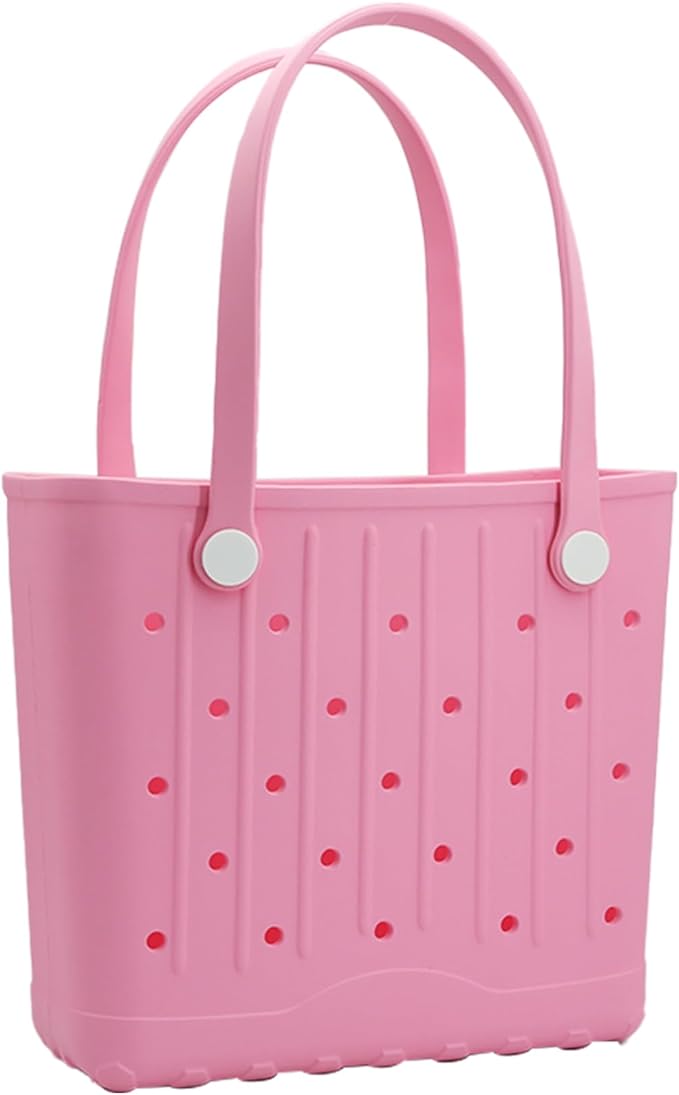 CXY Rubber Beach Bag EVA Waterproof Tote Bags Washable Sand-proof Travel Handbags for Pool Boat Groceries Work Sports