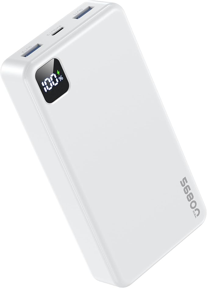 Portable Charger Power Bank, 56800mAh PD 22.5 W Fast Charging Battery Pack, Large Capacity Portable Power Bank for Camping Travel Essential Compatible with iPhone 17/16/15/14/13 Series, Samsung, iPad