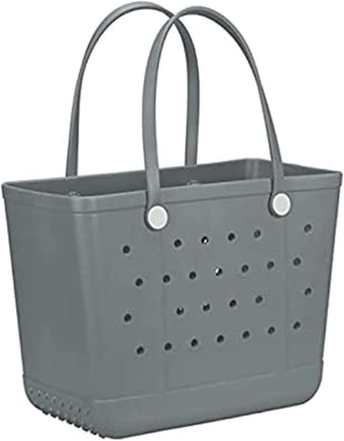 Beach Tote Bag for Women, Rubber Beach Bag Waterproof Sandproof, Extra Large EVA Tote Bag Boat Bag