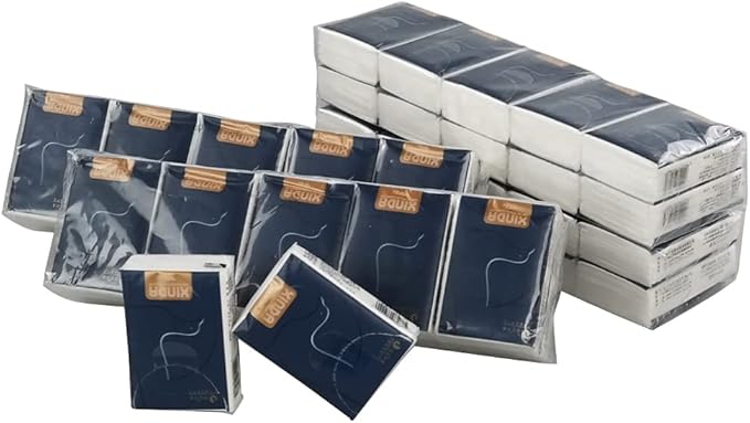 4-ply Small Facial Tissue, Pocket Packs Tissues, 100 Packs Tissues