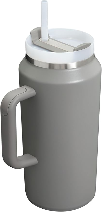STANLEY Quencher H2.0 Tumbler with Handle & Straw 64 oz | Flowstate 3-Position Lid | Large Capacity for Travel & Sports | Insulated Stainless Steel Cup | BPA-Free | Stone