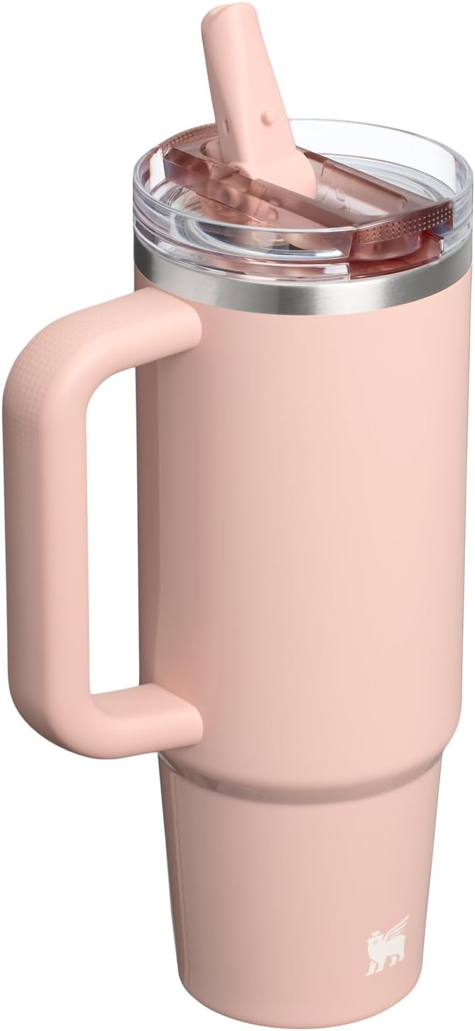 STANLEY Quencher ProTour Flip Straw Tumbler with Leakproof Lid | Built-In Straw & Handle | Cupholder Compatible for Travel | Insulated Stainless Steel Cup | BPA-Free