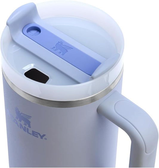 Stanley Quencher H2.0 Tumbler with Handle and Straw 40 oz | Flowstate 3-Position Lid | Cup Holder Compatible for Travel | Insulated Stainless Steel Cup | BPA-Free | Dew Drop