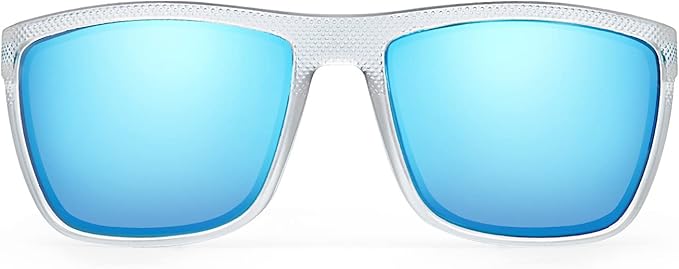 ZENOTTIC Polarized Sunglasses for Men Lightweight TR90 Frame UV400 Protection Square Sun Glasses
