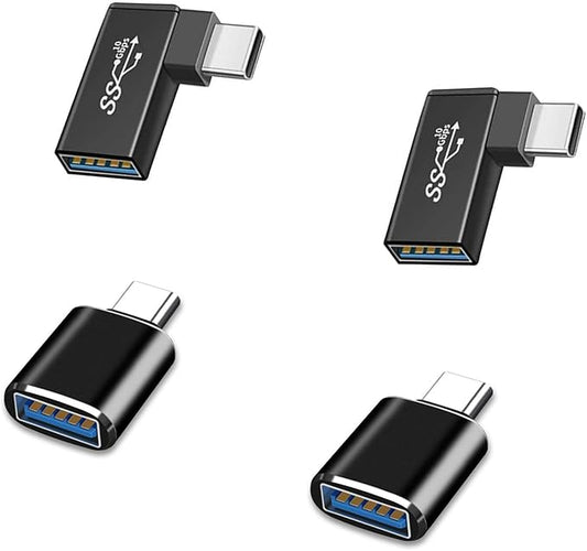 USB C to USB Adapter,USBC to USB A 3.0 OTG Adapter, Type C Thunderbolt Converter USB-C Port Adaptor Connector for Apple MacBook Pro Air Mac, Surface Pro, iPad,Samsung Chromebook, Dell Laptop Computer